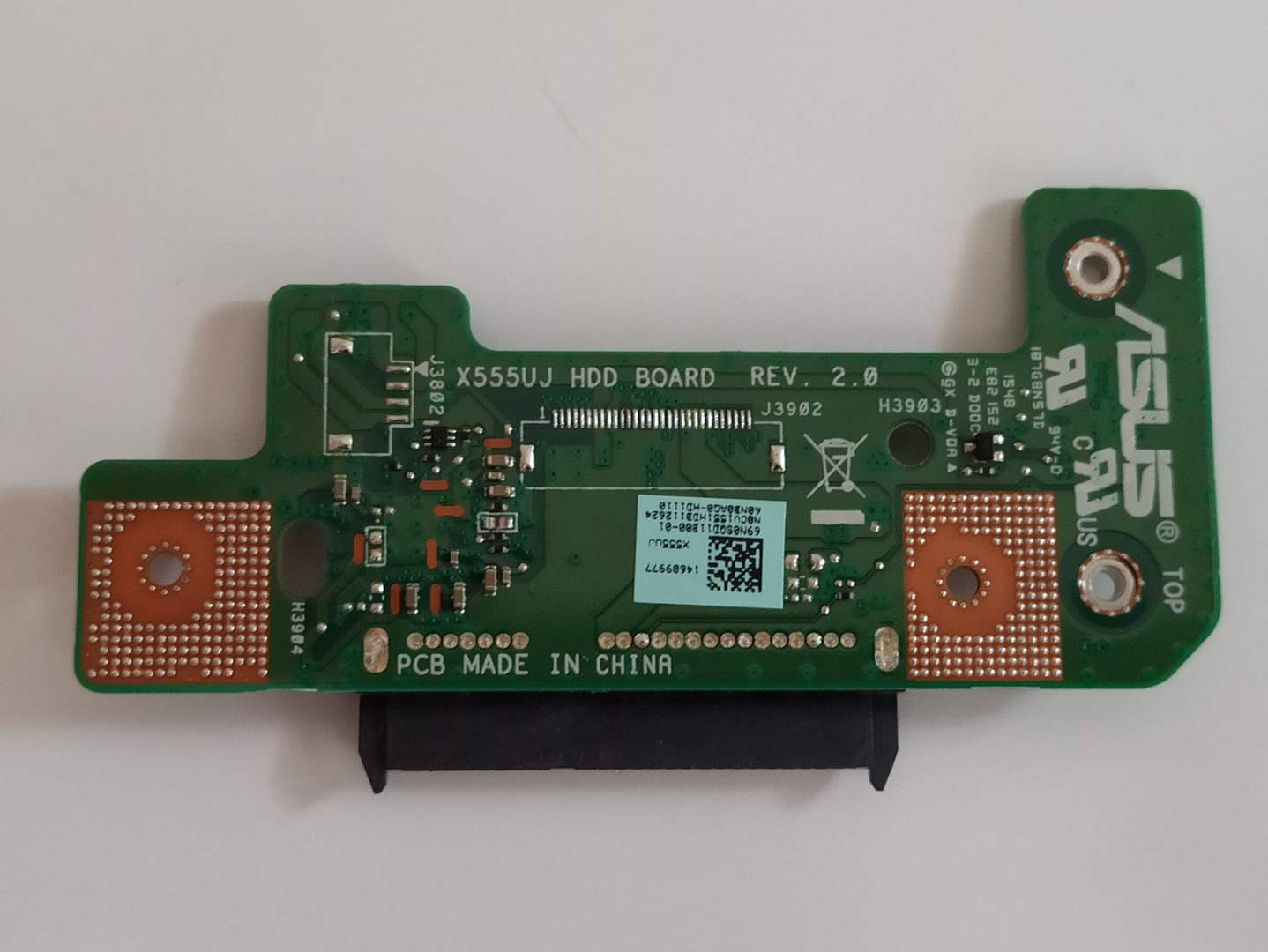 Asus X555 Hdd Board, X555L Hdd Board, X555LD X555LA X555DG K555 K555U K555UB Hdd Board rev 2.0