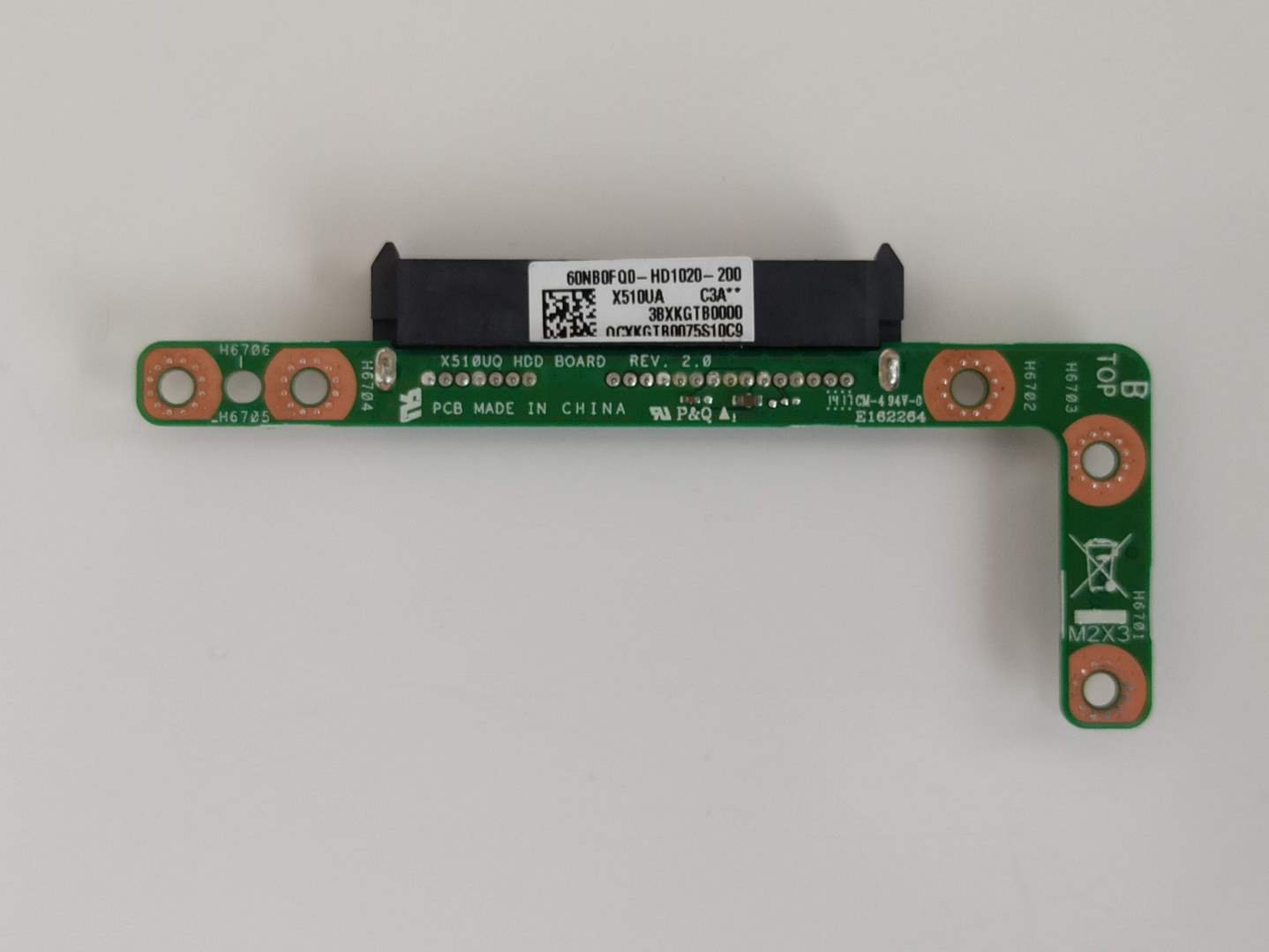 Asus VivoBook 15 X510 HDD BOARD, X510UA HDD BOARD, X510UQ Hdd Board 2.0 2.2 DA0XKGTB8E0 Disk
