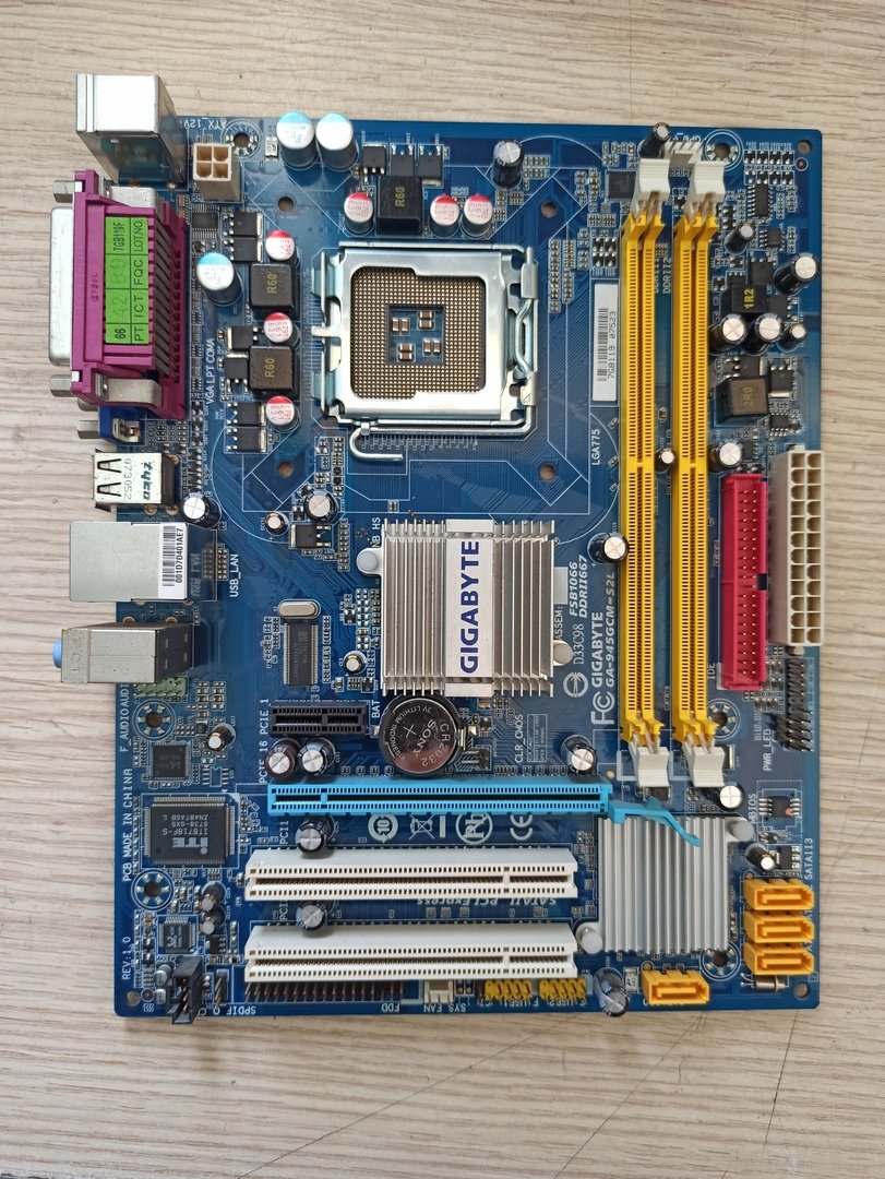 945 Chipset GIGABYTE GA-945GCM-S2L rev. 1.0 ANAKART 945GC DDR2 775