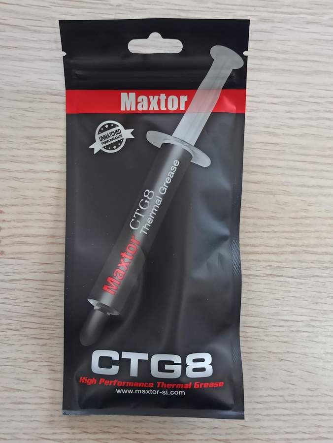 Maxtor CTG8D Yüksek Kaliteli Termal Macun Soğutucu 4gr 12.8 W/mk Üretim Tarihi : 02.09.2023