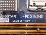 BIOSTAR G31D-M7 ver 8.2 G31D P4 3.0 DDR 2 775 PIN