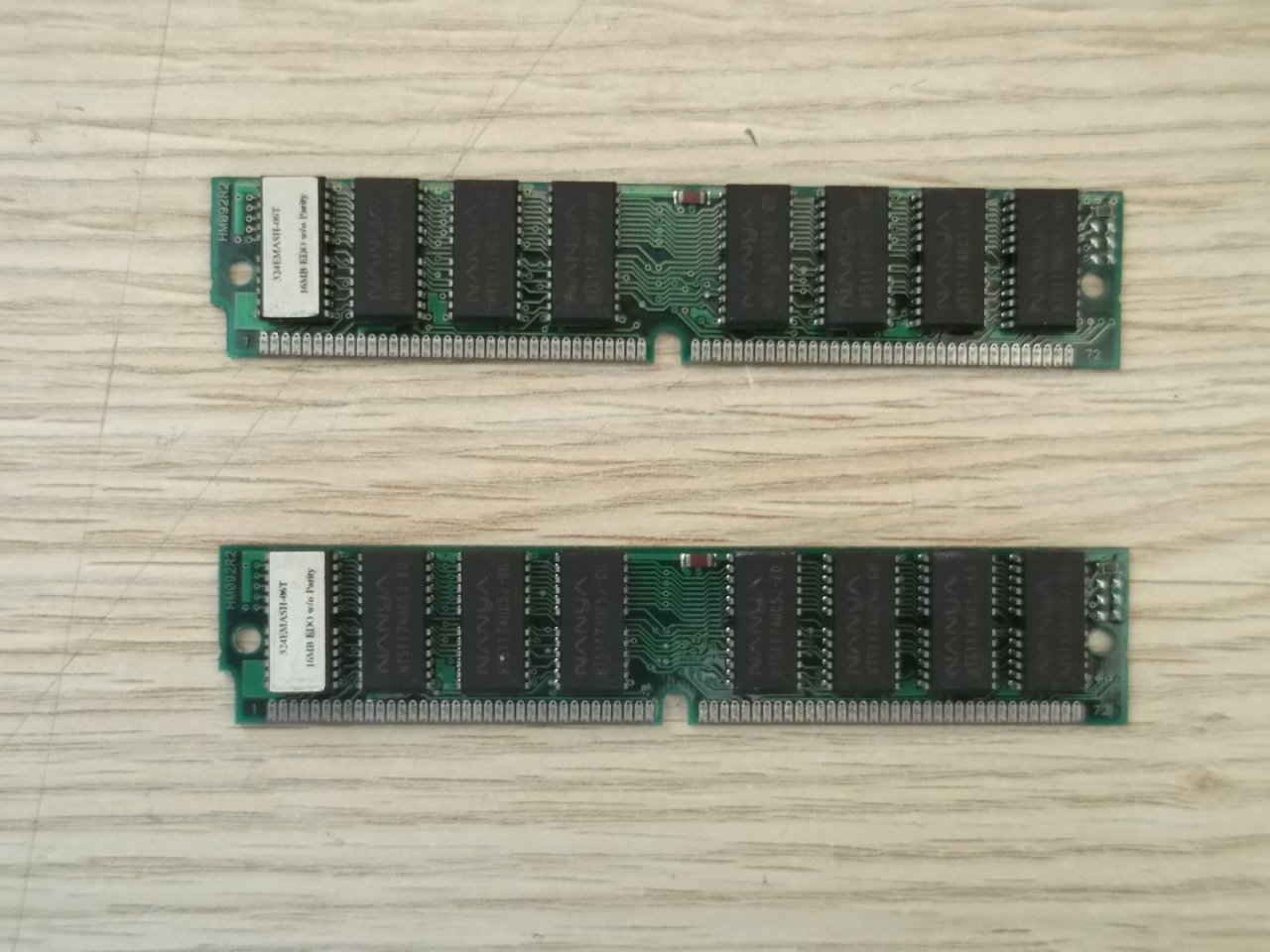 EDO RAM KIT ( 16 X 2 = 32 MB ) 32 MB EDO RAM 16 + 16
