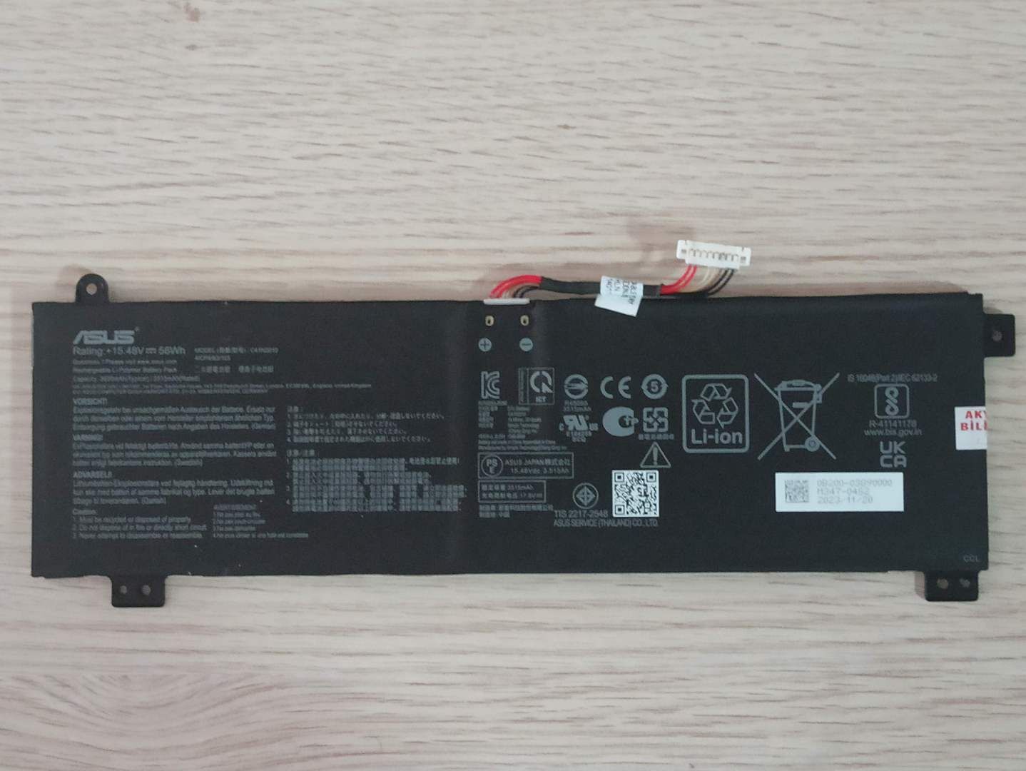 ASUS FX507Z Batarya C41N2010 0B200-03890000