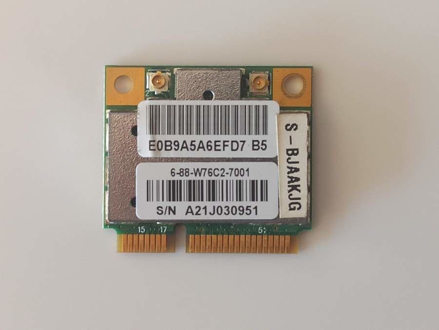 @ORIGINAL EXPER W258BW WIRELESS 6-88-W76C2-7001 AW-NE104H RTL8191SE