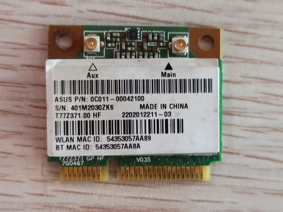 @ORIGINAL ASUS X550LC WIRELESS KART X550 AĞ KARTI RT3290