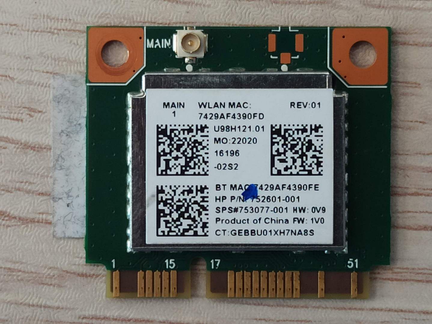 Hp 15-r120nt Ağ Kartı 753077-005 752601-001 753077-001