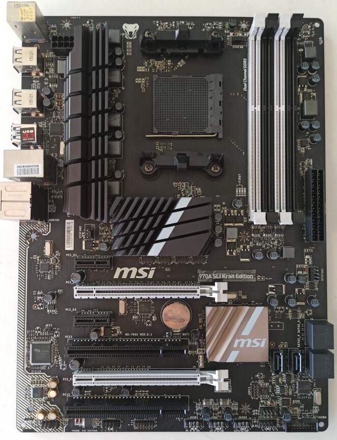 MSI 970A SLI KRAIT EDITION AMD 970+SB950 AM3+ DDR3 2133MHz(O.C.) USB 3.1 Anakart