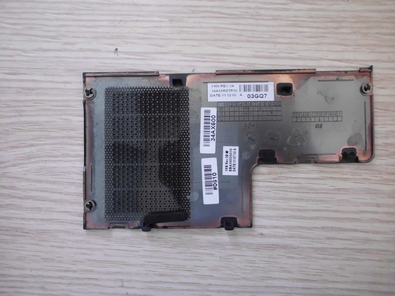 @ORIGINAL HP COMPAQ CQ56 RAM KAPAK 34AX6RDTP00 EBAX6005010
