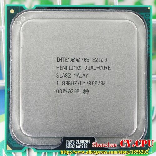 Intel Pentium E2160 1.80 GHz Çift Çekirdekli 775 Pin İşlemci SLA8Z