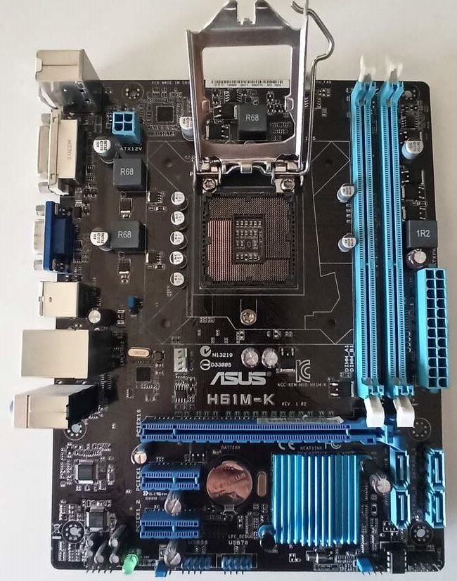 ASUS H61M-K Intel H61 Soket 1155 DDR3 2200MHz(OC) VGA & DVI Anakart