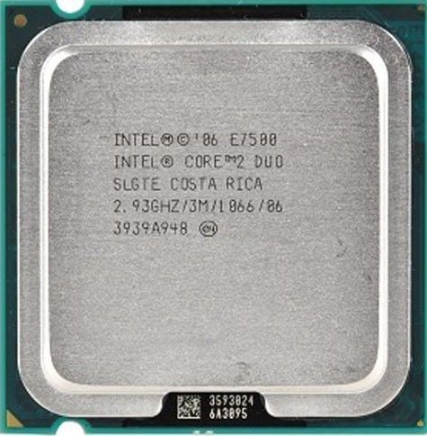 Intel Pentium E7500 2.93 GHz 2 Çekirdekli İşlemci SLGTE