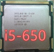 Intel® Core™ i5-650 SLBTJ İşlemci 1156 4M Önbellek, 3,20 GHz