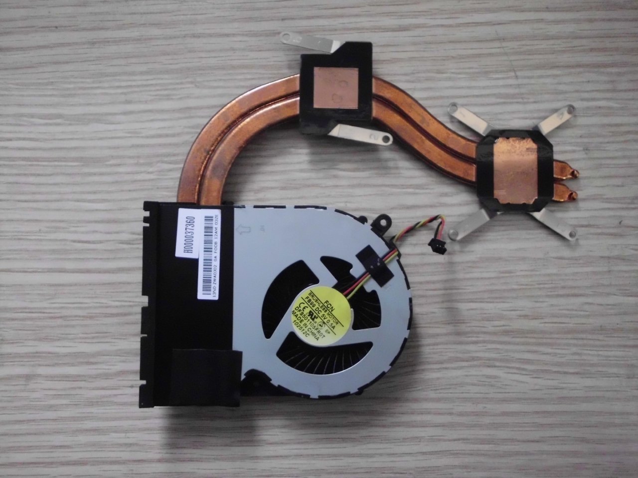 @ORIGINAL TOSHIBA C855 FAN & BAKIR BLOK DFS501105FR0T