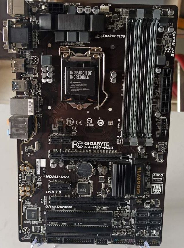 GIGABYTE GA-H97-HD3 REV 1.1 1150 ANAKART