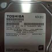 Arızalı Harddisk 500GB Toshiba DT01ACA050 AAA AA10/750 220 0A90377 01