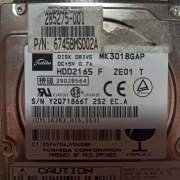 Arızalı Harddisk 30 GB IDE Toshiba MK3018GAP HDD2165 F B36022021