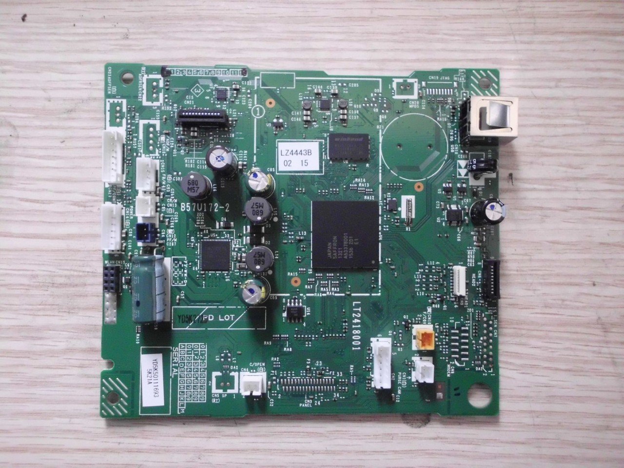 BROTHER DCP-T500W ANAKART LZ4443B B57U172-2