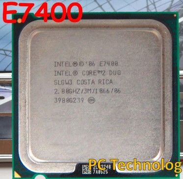 Intel Pentium E7400 2.80 GHz 2 Çekirdekli İşlemci SLGW3