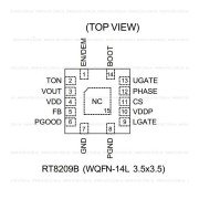RT8209B RT8209BGQW A0=.. A0 Entegre Devre WQFN-14
