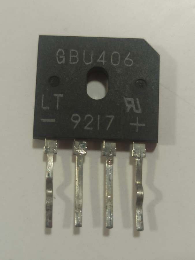 GBU406 Köprü Diyot SIP-4