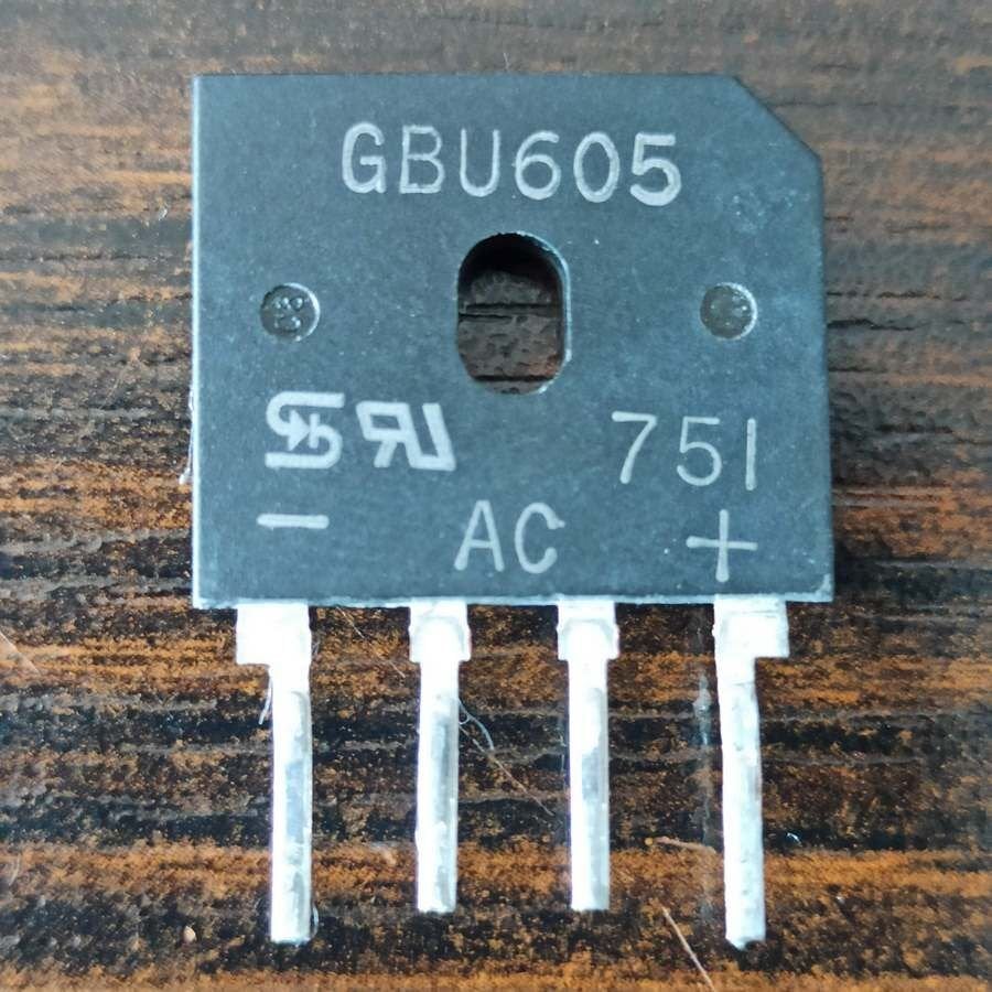 GBU605 Köprü Diyot SIP-4