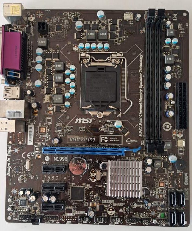 MSI H61M-P21 Intel H61 (B3) Soket 1155 DDR3 1333MHz VGA Anakart