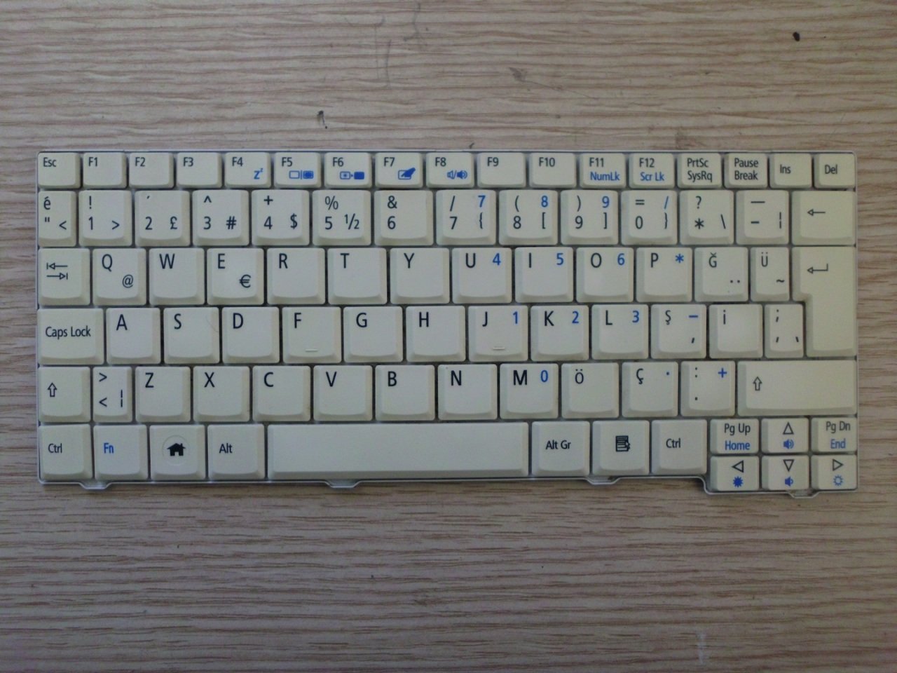 @ORIGINAL ASPIRE ONE ZG5 KLAVYE AOA150 KLAVYE AEZG5A00040