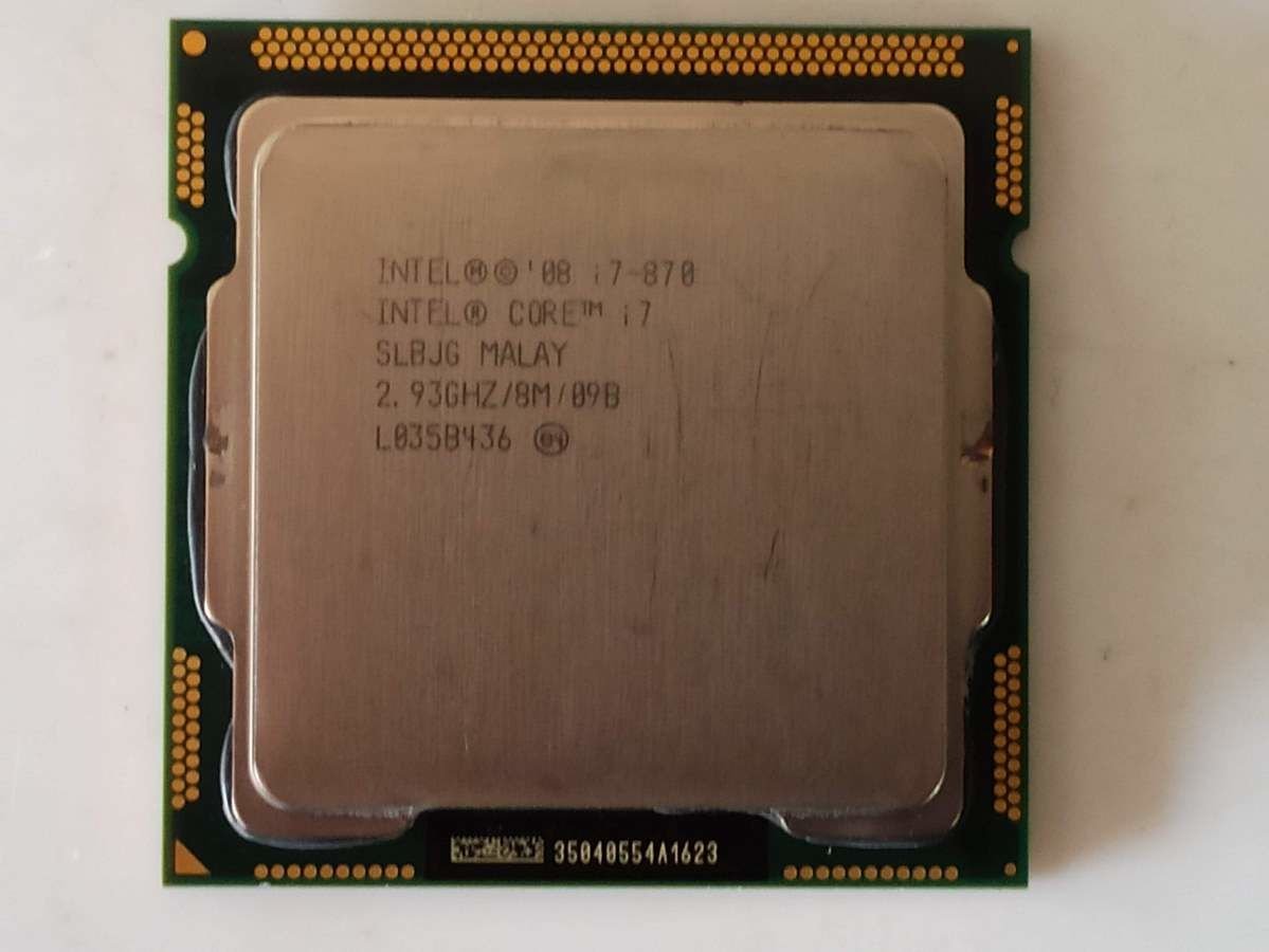 Intel Core i7-870 Processor 8M Cache 2.93 GHz SLBJG