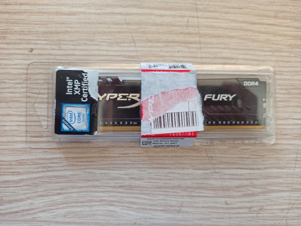 SIFIR Kingston 16G Hyperx Fury DDR4 3200Mhz Hx432C16Fb3/16