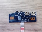 @ORIGINAL Asus GL752 GL752VL GL752VW IO Board Usb & Audio Jack