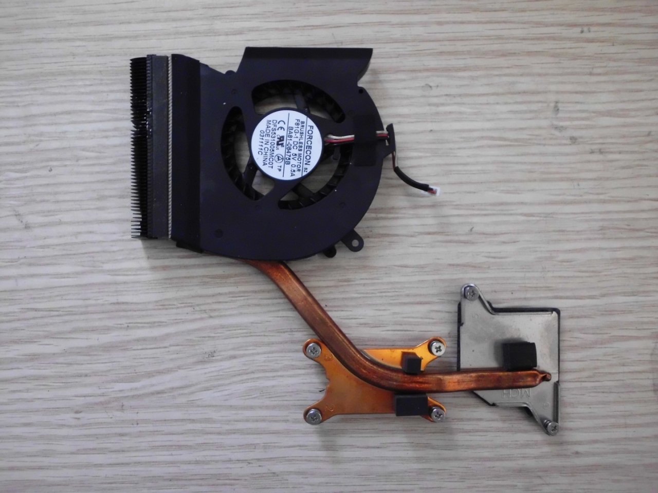 @ORIGINAL SAMSUNG RV 510 RV510 FAN & BAKIR BLOK DFS531005MC0T BA62-00498B