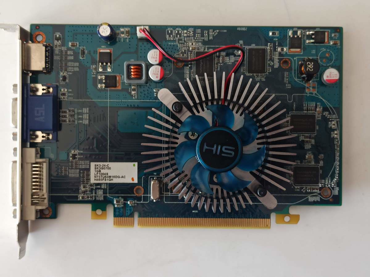 HIS HD 4650 HDMI 1GB (128bit) 800MHz DDR2 PCIe H465FS1GH