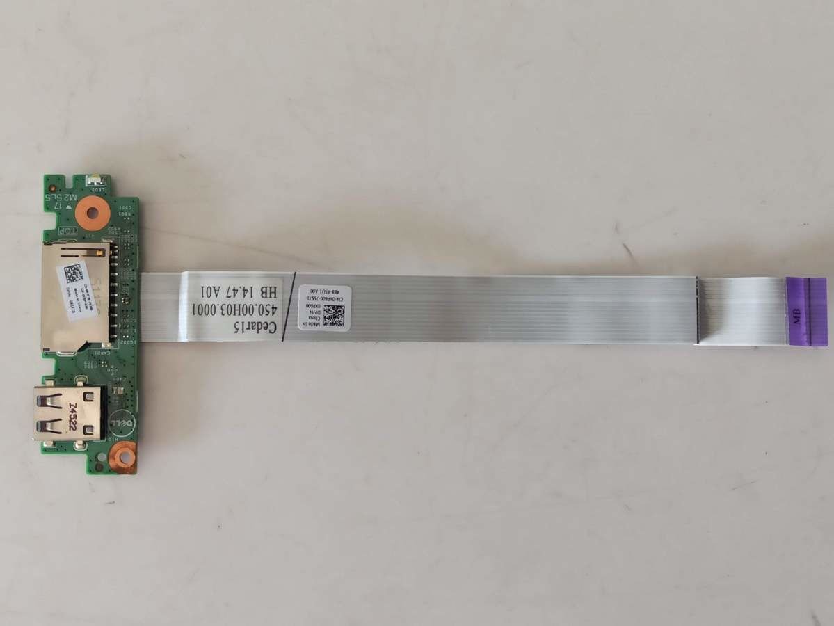 @ORIGINAL DELL 3543 USB BOARD 450.00H03.0001 CEDAR / JANUS IO CARD