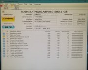 Arızalı Harddisk 500 Toshiba MQ01ABF050 AAD AB00 AM0P1D G003235C