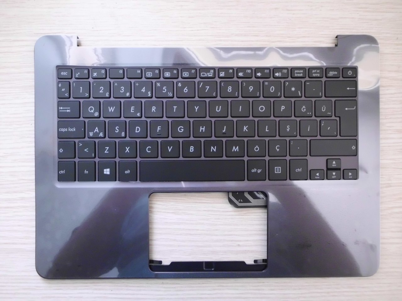 @ORIGINAL SIFIR ASUS UX305 ÜST KASA UX305FA UX305UA Üst Kasa + Klavye Hoparlör 90NB06X1-R31TU0