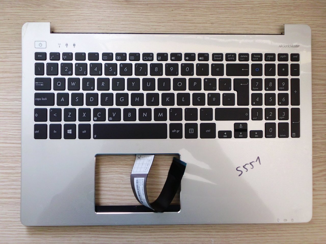 @ORIGINAL SIFIR Asus S551 ÜST KASA S551LA S551LB V551 ÜST KASA K551LB Üst Kasa + Klavye + Hoparlör