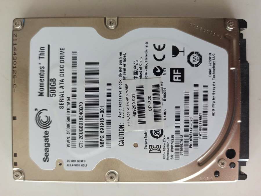 Arızalı Harddisk 500GB Seagate ST500LT012 100696152 RevC