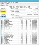 Arızalı Harddisk 200GB Toshiba MK2046GSX G002217A