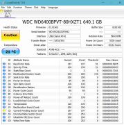Arızalı Harddisk 640GB WD WD6400BPVT 80HXZT1 2060-771692-005 REV A