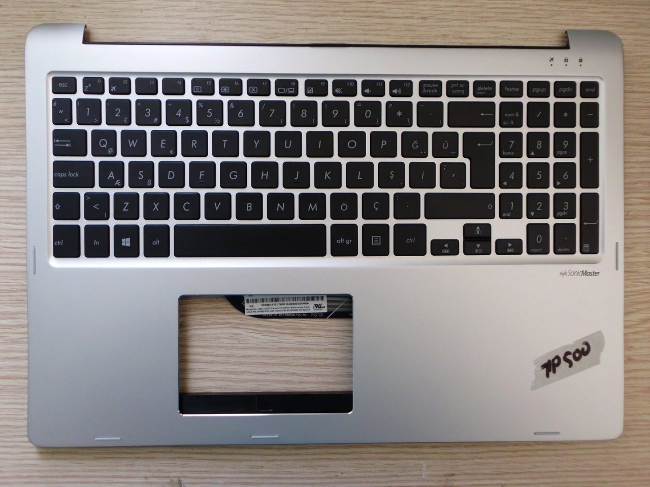 @ORIGINAL Asus TP500 ÜST KASA TP500LB TP500LN Üst Kasa Klavye Hoparlör