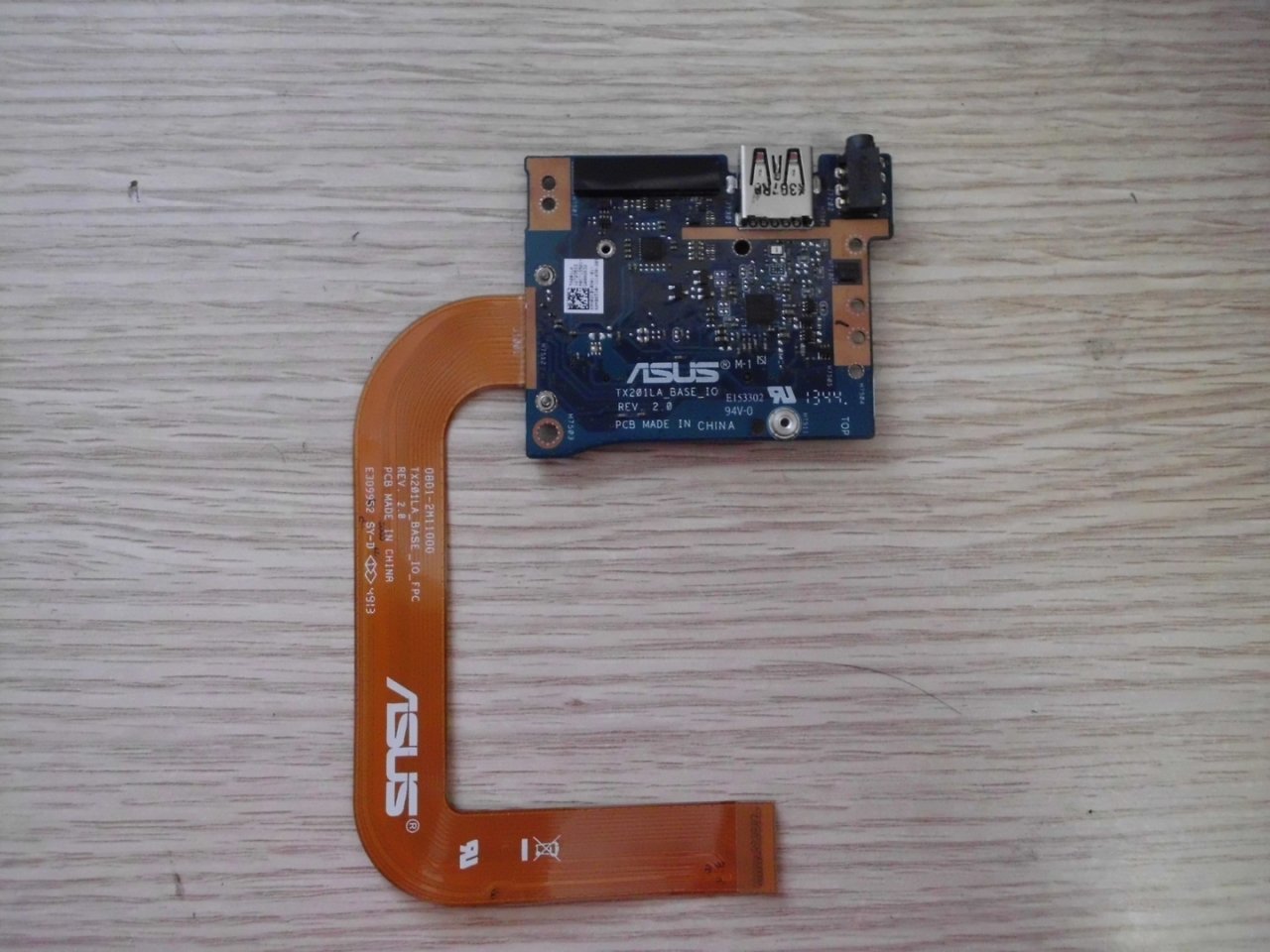 @ORIGINAL Asus TX201 TX201L TX201LA Base IO Board Usb Audio Wifi WLAN TX201LA_BASE_IO