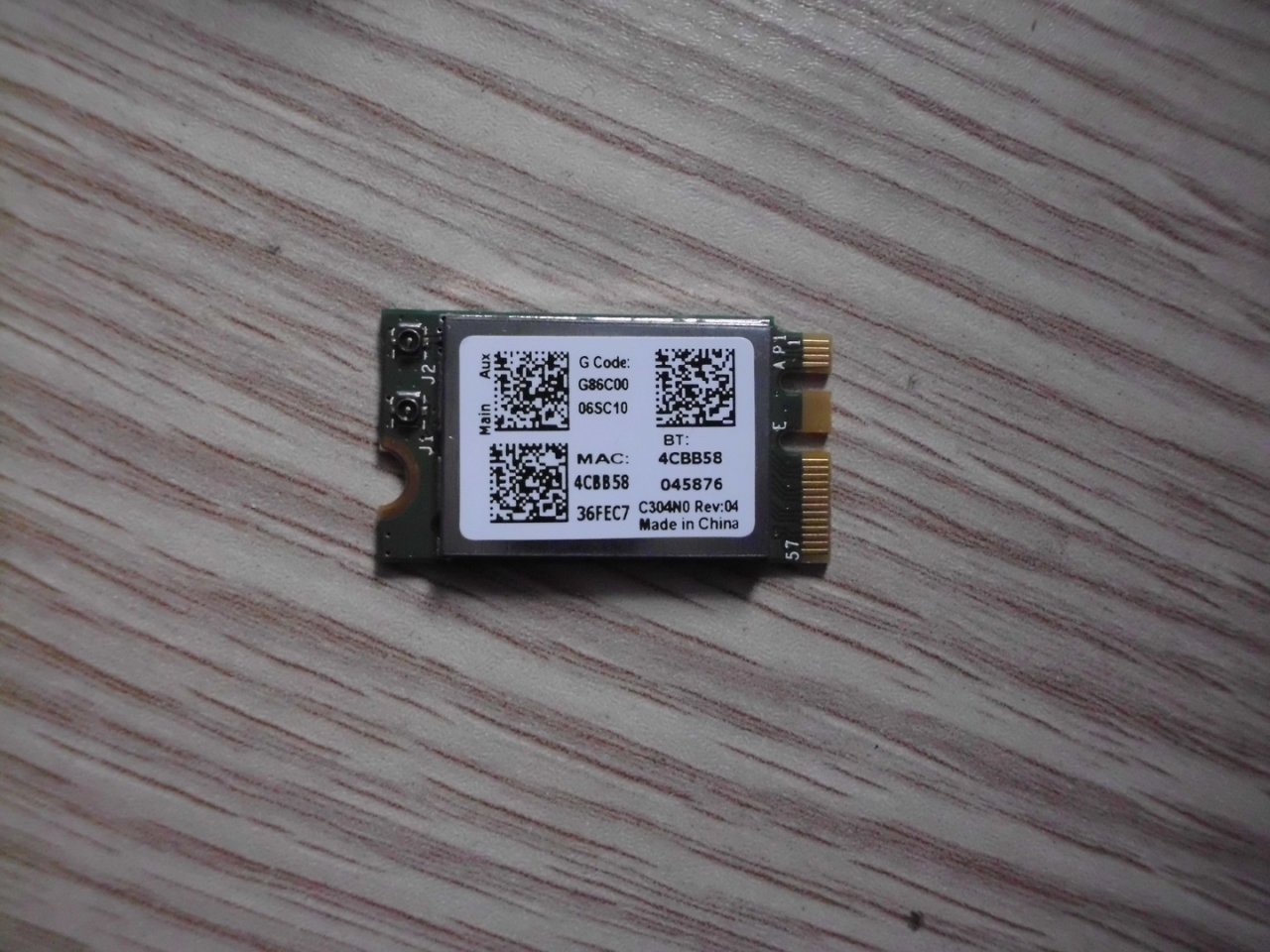 @ORIGINAL TOSHIBA L50-B L50 AĞ KARTI WIRELESS BCM943142Y