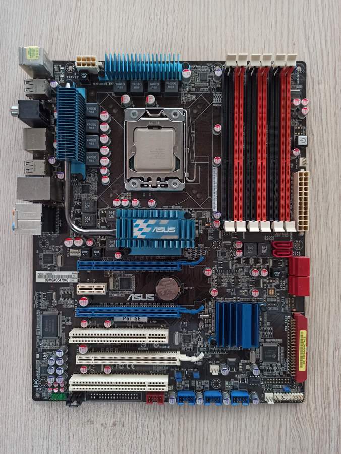 ASUS P6T SE anakart LGA 1366 DDR3 24GB Intel X58 P6T SE masaüstü anakart anakart SATA II PCI-E x16 16Mb Flash