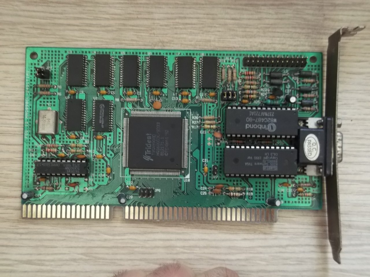 Trident TVGA8900D ISA Video Graphics VGA 1MB ISA EKRAN KARTI