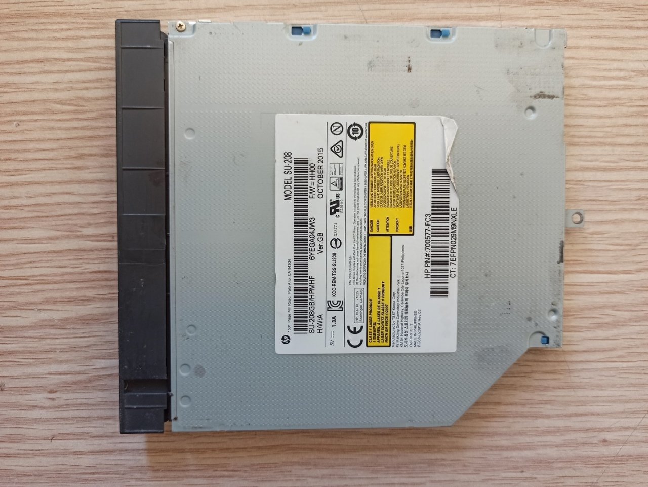 @ORIGINAL HP 250 G4 SU208GB/HPMFH DVD WRITER 814617-001  700577-FC3