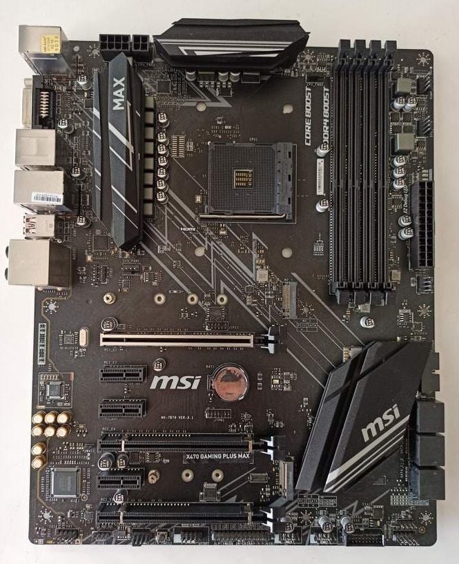 MSI X470 GAMING PLUS MAX Amd X470 Soket AM4 DDR4 4133MHz (OC) M.2 Anakart