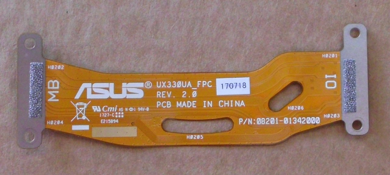 @ORIGINAL Asus ZenBook UX330 UX330CA UX330UA IO FPC Flex Kablo UX330UA_FPC