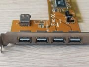 VT6212L Chip 5 (4+1) Port USB 2.0 PCI