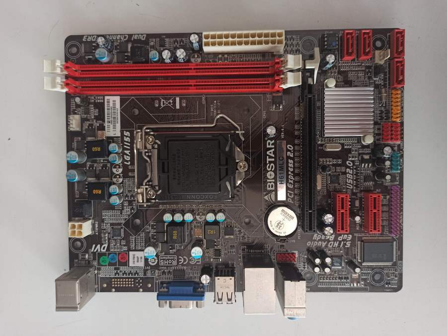 @ORIGINAL BIOSTAR H61MLC VER 6.1 1155 ANAKART DDR3