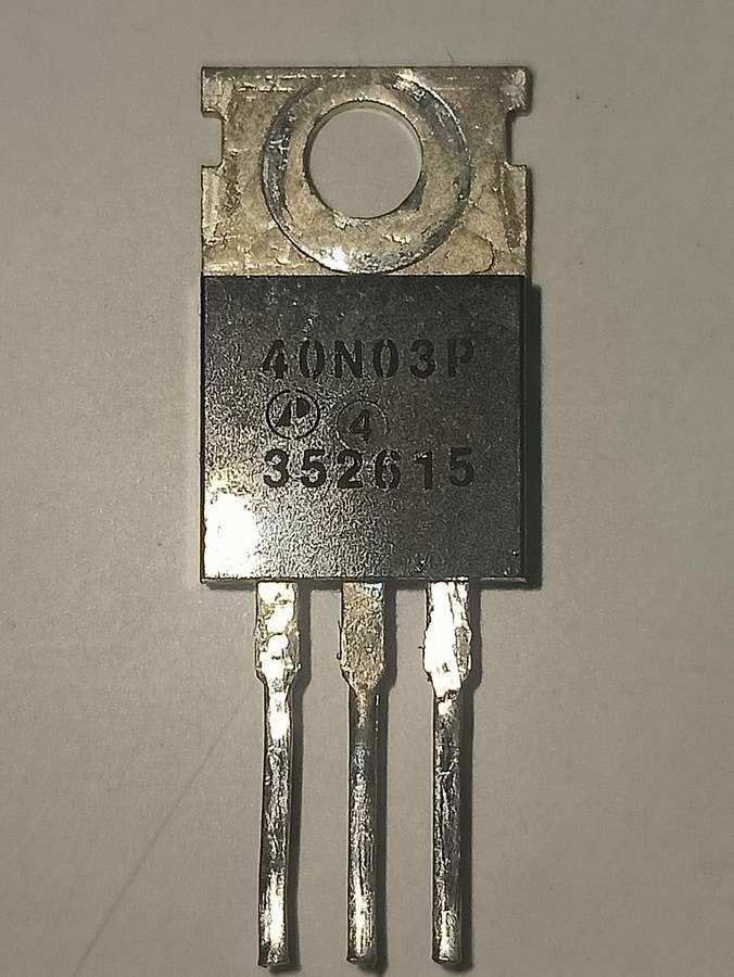 40N03P 30V 17mΩ 40A TO-220 Mosfet